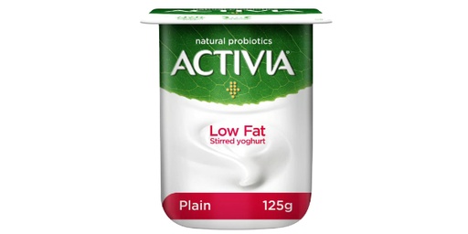 [120783] ACTIVIA STIRRED LOW FAT YOGHURT PLAIN 125G