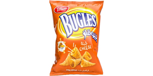 [124592] TIFFANY BUGLES CORN SNACK CHEESE 125 GM