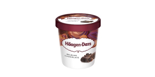 [110710] HAAGEN DAZS BELGIAN CHOCOLATE ICE CREAM 460ML