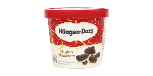 [110716] HAAGEN DAZS BELGIAN CHOCOLATE MINICUP ICE CREAM 100ML