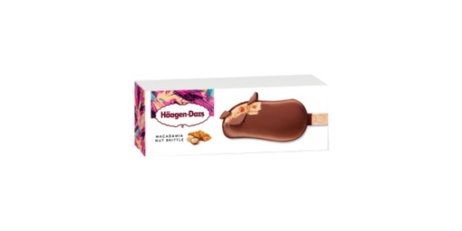 [157424] HAAGEN DAZS MACADAMIA NUT BRITTLE STICK ICE CREAM 80ML