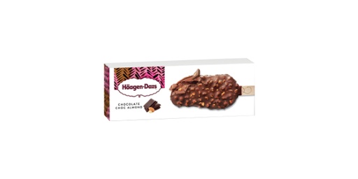 [110722] HAAGEN DAZS CHOCOLATE CHOCO ALMOND STICK ICE CREAM 80ML