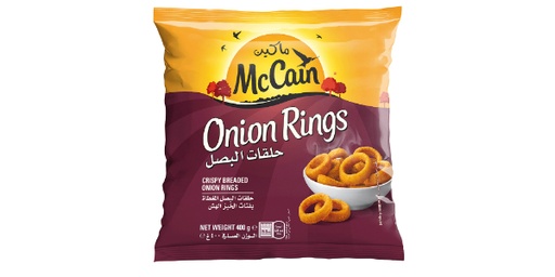 [110786] MCCAIN ONION RINGS 400G