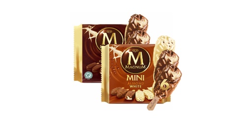 [150526] MAGNUM MINI WHITE ALMOND ICE CREAM 345ML SPECIAL OFFER