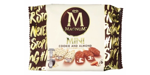 [150527] MAGNUM MINI COOKIE AND ALMOND ICE CREAM 345ML SPECIAL OFFER