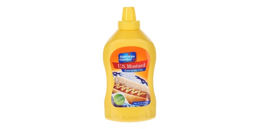 AMERICAN GARDEN YELLOW MUSTARD SQUEEZE 14OZ - 397G