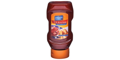 [127384] AMERICAN GARDEN TOMATO KETCHUP SQUEEZE 15OZ - 425G