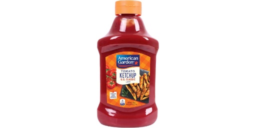 AMERICAN GARDEN TOMATO KETCHUP PET SQUEEZE 64OZ