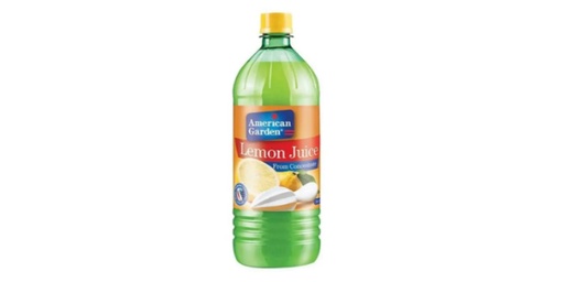 [127395] AMERICAN GARDEN LEMON JUICE PET 32OZ