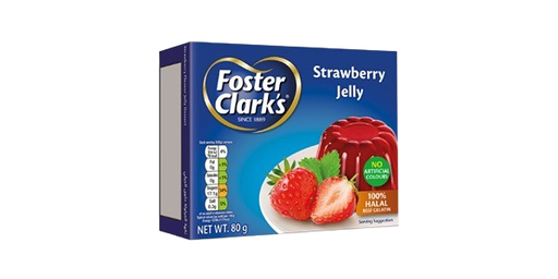 [148353] FOSTER CLARKS JELLY STRAWBERRY 80GM