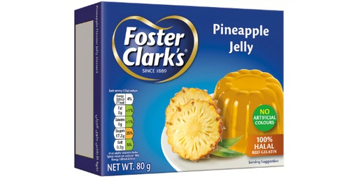 FOSTER CLARKS JELLY PINEAPPLE 80GM