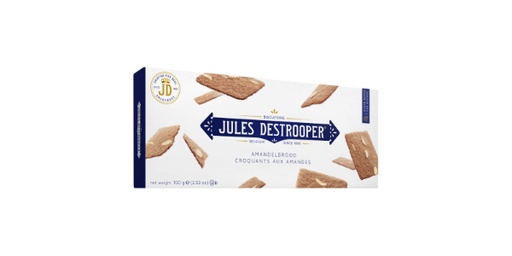[156372] JULES DESTROOPER ALMOND THINS 100GM