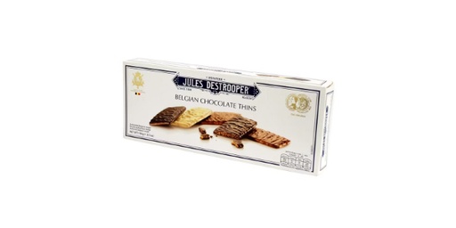 [156375] JULES DESTROOPER BELGIAN CHOCOLATE THINS 100GM