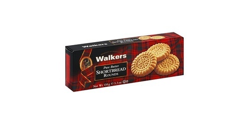 [129784] WALKERS SHORTBREAD ROUNDS 150GM