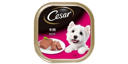 [130074] CESAR BEEF DOG WET FOOD 100G