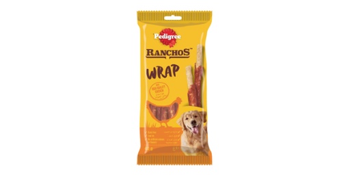 [153720] PEDIGREE RANCHOS WRAP WITH CHICKEN TREATS 40G