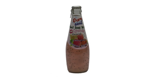 [140187] PURE COOL BASIL SEED DRINK LYCHEE 290ML