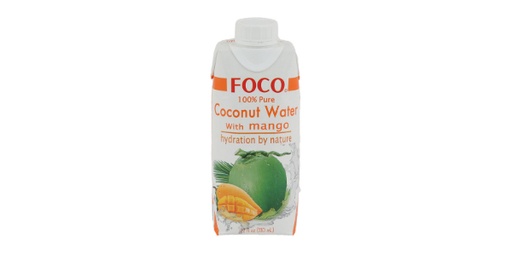 [131403] FOCO UHT COCONUT WATER MANGO 330ML