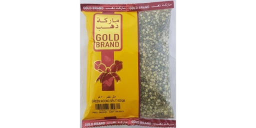 GOLD BRAND GREEN MOONG SPLIT 500GM