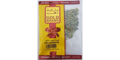 GOLD BRAND GREEN CARDAMOM 50GM