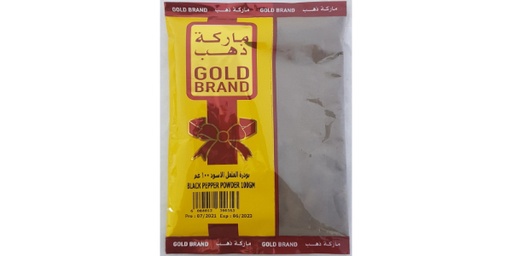 GOLD BRAND BLACK PEPPER POWDER 100GM