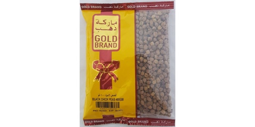 GOLD BRAND BLACK CHICK PEAS 400GM