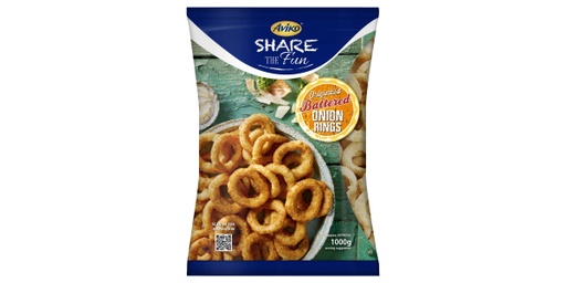 AVIKO BATTERED ONION RINGS 1KG