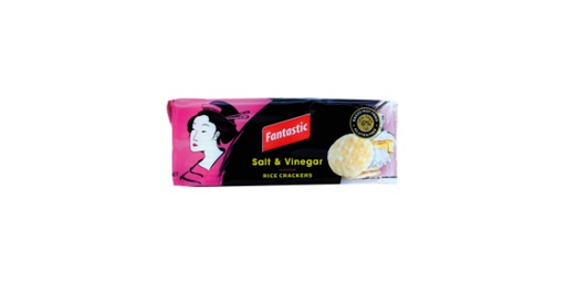 [132149] FANTASTIC  RICE CRACKERS SALT & VINEGAR 100GM