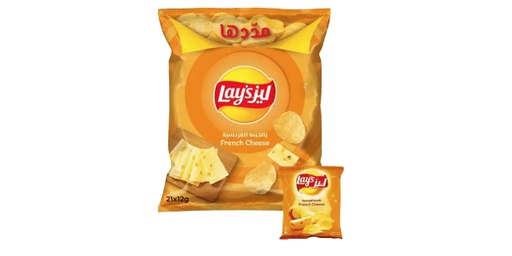 [126456] LAYS CHEESE 21X12G