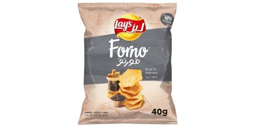 [115926] LAYS FORNO BLACK PEPPER 40GM