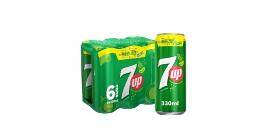 [115904] 7 UP 6 X 330ML