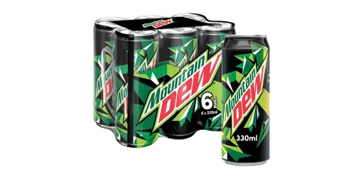 [115910] MOUNTAIN DEW 6 X 330ML