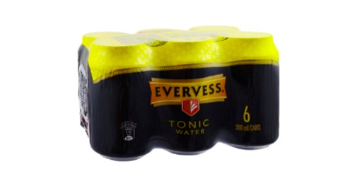 [125844] EVERVESS TONIC WATER 6X300ML