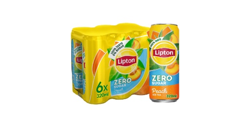 [143770] LIPTON ZERO SUGUR PEACH   320ML