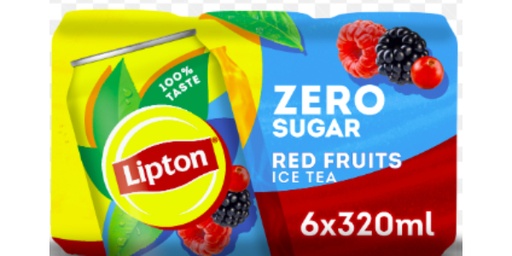 [147554] LIPTON ZERO SUGUR RED FRUITS  6X320ML