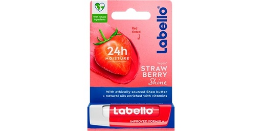 [118855] LABELLO 24HR MOIST SHINE STRAWBERRY BL 4.8G