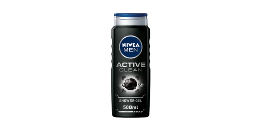 NIVEA MEN SHOWER GEL ACTIVE CHARCOAL 500ML