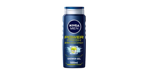 NIVEA MEN SHOWER GEL POWER FRESH 500ML