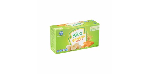 [121093] HEINZ BISCUITS BANANA 240G 4X60G