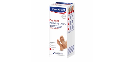[121149] HANSAPLAST DRY FEET MOISTURIZING CREAM WITH 10% UREA 100ML